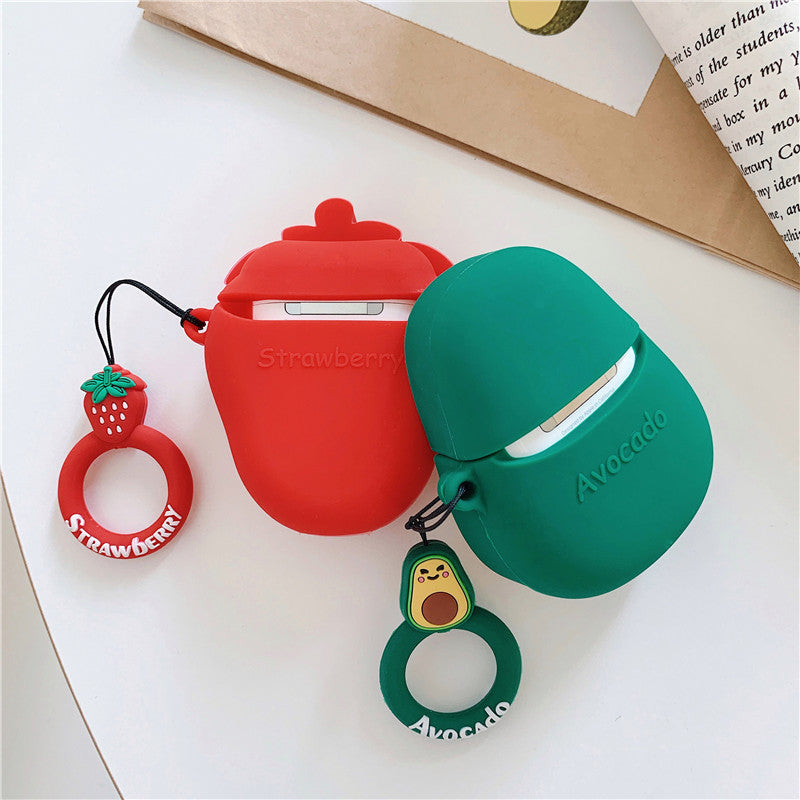 Strawberry, Pineapple And Avocado Airpod Cases