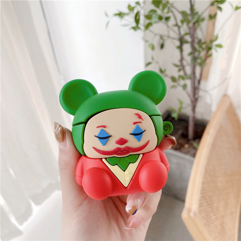 Clown Airpod CaseStyle up your Airpods with this amazing Clown Case. Crafted with high-quality materials, this cartoon-inspired case features popular elements like a pure color desigGizmo Gadgets