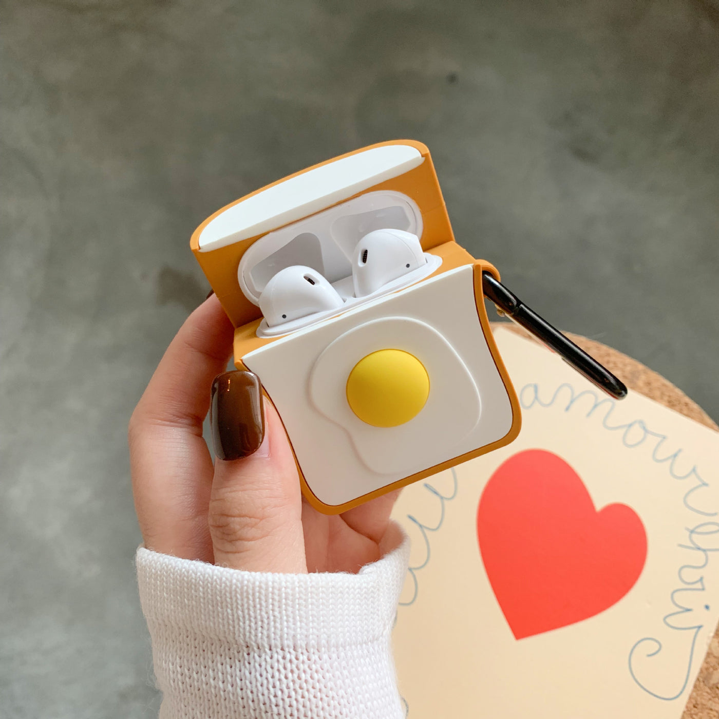 Breakfast Egg Toast Airpod CaseGizmo Gadgets