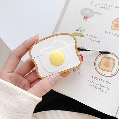 Breakfast Egg Toast Airpod CaseGizmo Gadgets