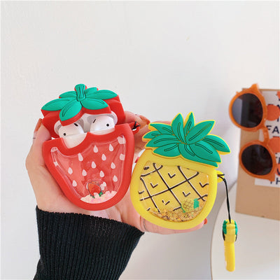 Strawberry, Pineapple And Avocado Airpod Cases