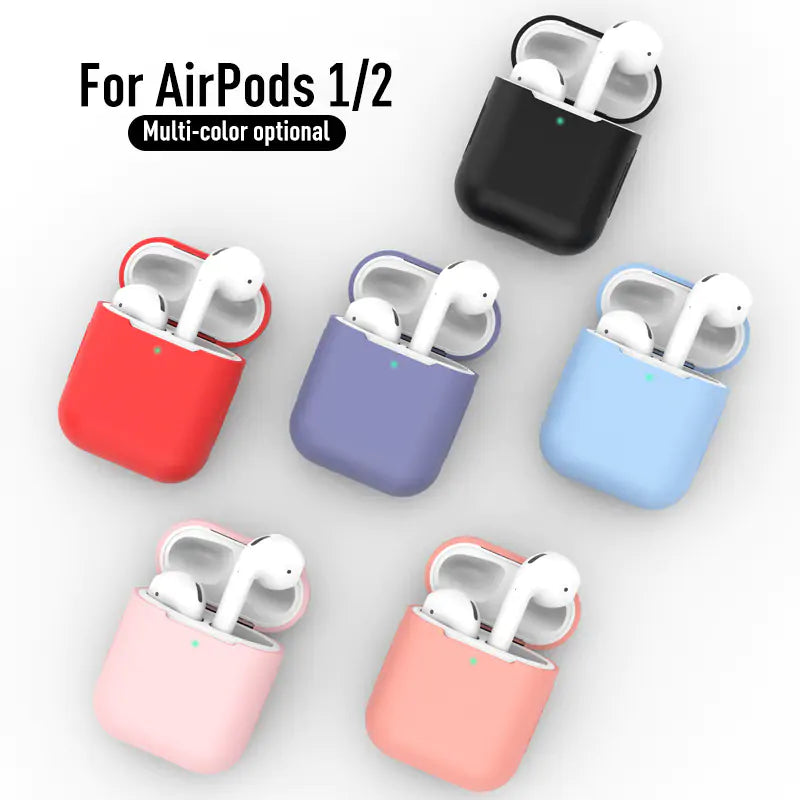 Silicone Colour Airpods Case For 1/2Looking for a high-quality, durable case for your AirPods? Look no further than our silicone cases! These cases are perfect for protecting your AirPods from scratcheGizmo Gadgets