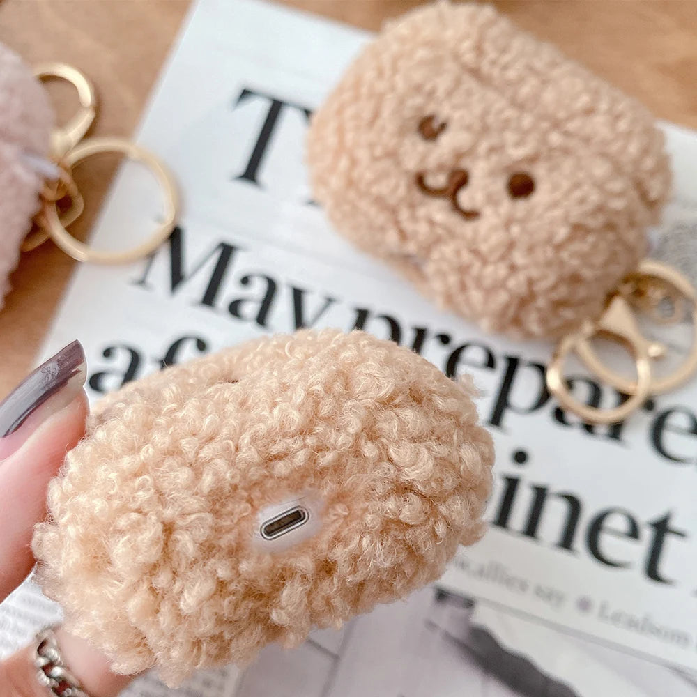 Cute Fluffy Animal Airpod CasesGizmo Gadgets