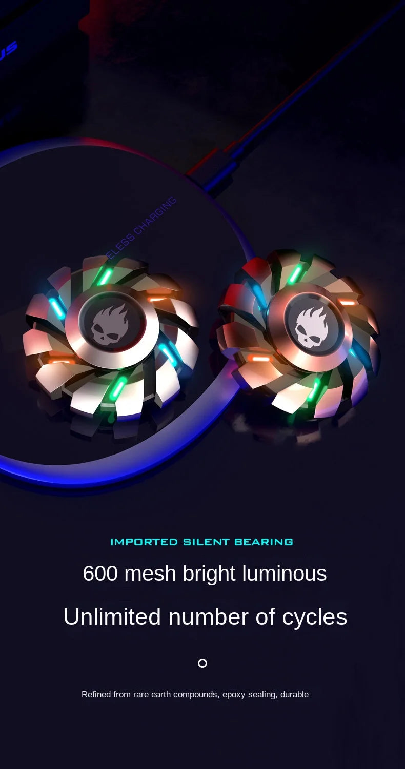 Luminous Skull Fidget Spinner