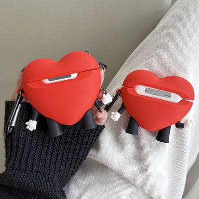 Bad Bunny Heart Airpod CasesGizmo Gadgets