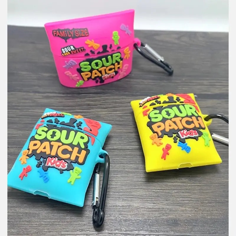 Sour Patch Kids Airpod CasesIntroducing the Sour Patch Kids Airpod Cases for all your wireless earphone needs! This case is specifically designed for AirPods Pro providing protection and style Gizmo Gadgets