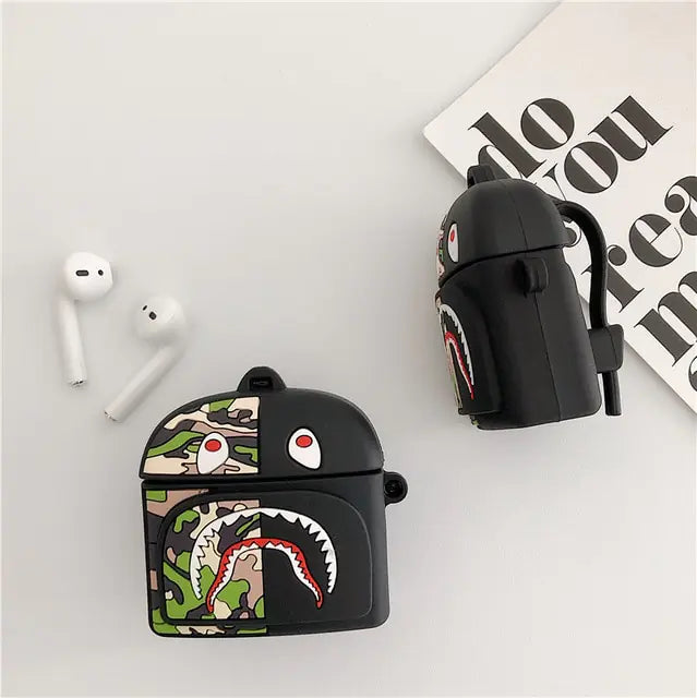 Creative Shark Backpack Airpod CasesIntroducing the Creative Shark Backpack Airpod Case! This stylish and functional case is perfect for protecting your Airpods. Made of high-quality materials, it's toGizmo Gadgets