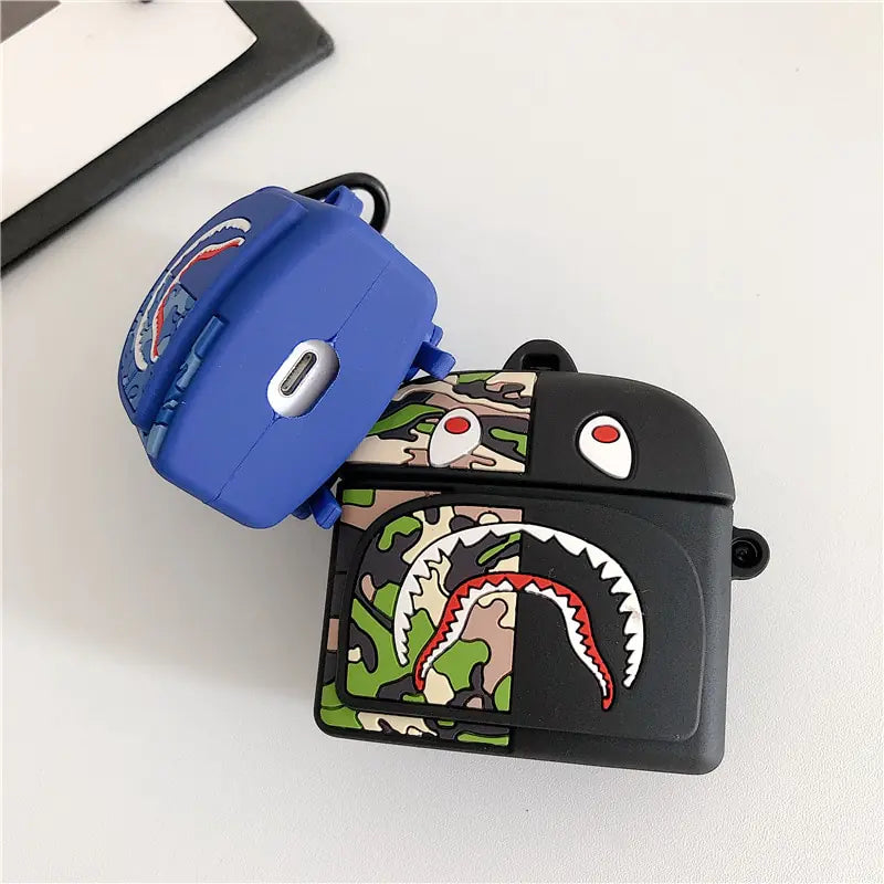 Creative Shark Backpack Airpod CasesIntroducing the Creative Shark Backpack Airpod Case! This stylish and functional case is perfect for protecting your Airpods. Made of high-quality materials, it's toGizmo Gadgets