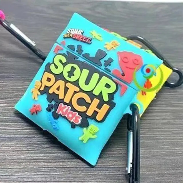 Sour Patch Kids Airpod CasesIntroducing the Sour Patch Kids Airpod Cases for all your wireless earphone needs! This case is specifically designed for AirPods Pro providing protection and style Gizmo Gadgets